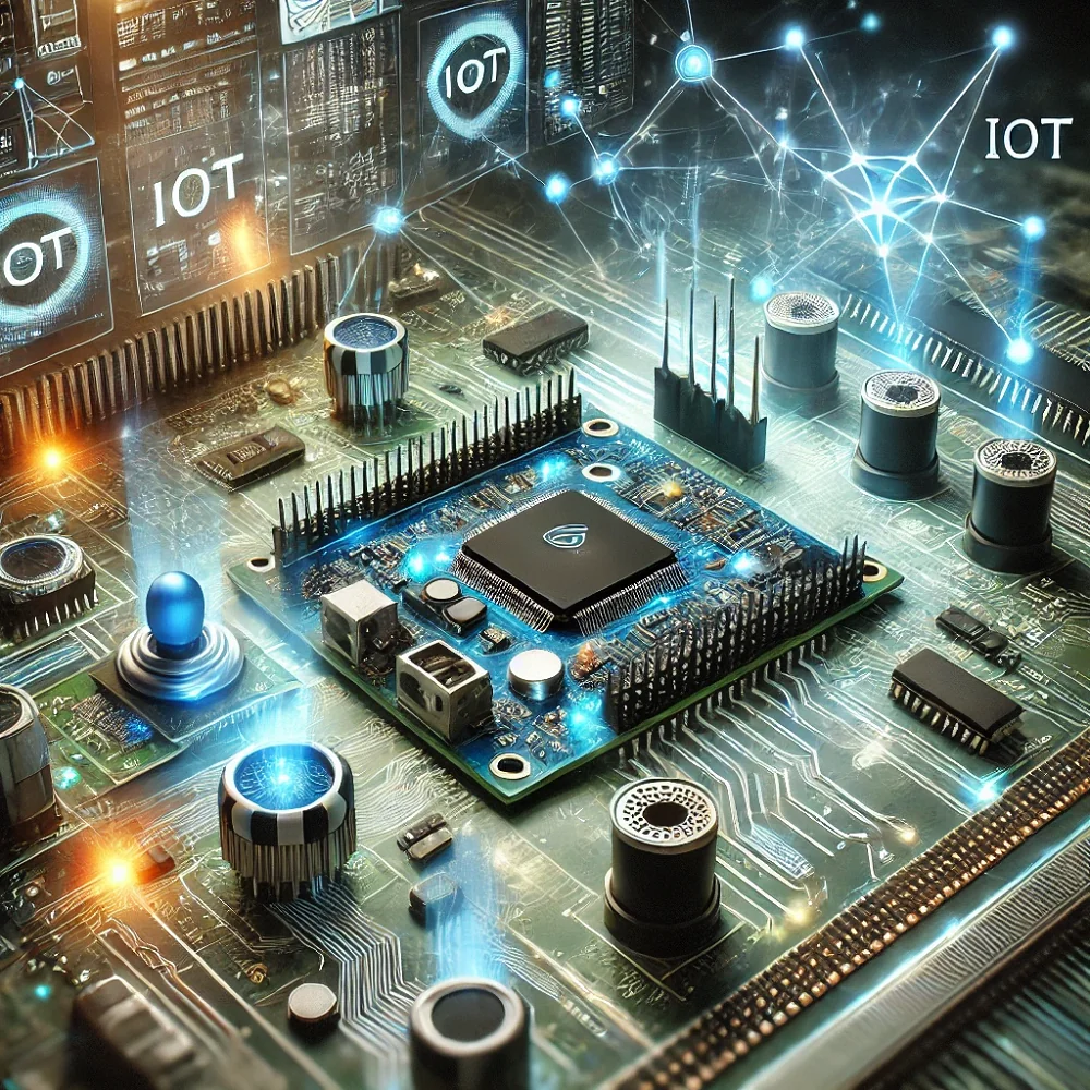 NARASIMHA R&D LAB — PCB assembly, robotics, AI and automation lab illustration