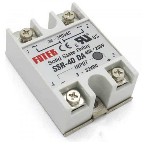 SSR-40DA Solid-State Relay — DC Control, AC Load